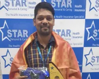 స్టార్ హెల్త్ ఇన్సూరెన్స్ ప్రతినిధి గోవిందు కిరణ్ కి ఘన స్వాగతం