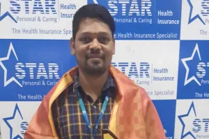 స్టార్ హెల్త్ ఇన్సూరెన్స్ ప్రతినిధి గోవిందు కిరణ్ కి ఘన స్వాగతం
