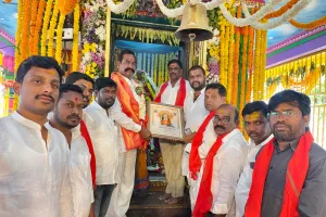 అమ్మవారిని దర్శించుకున్న మహేశ్వరం మాజీ శాసనసభ్యులు తీగల కృష్ణారెడ్డి.