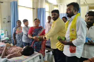 తెలుగుదేశం పార్టీ ఆవిర్భావ దినోత్సవం సందర్భంగా సేవా కార్యక్రమం